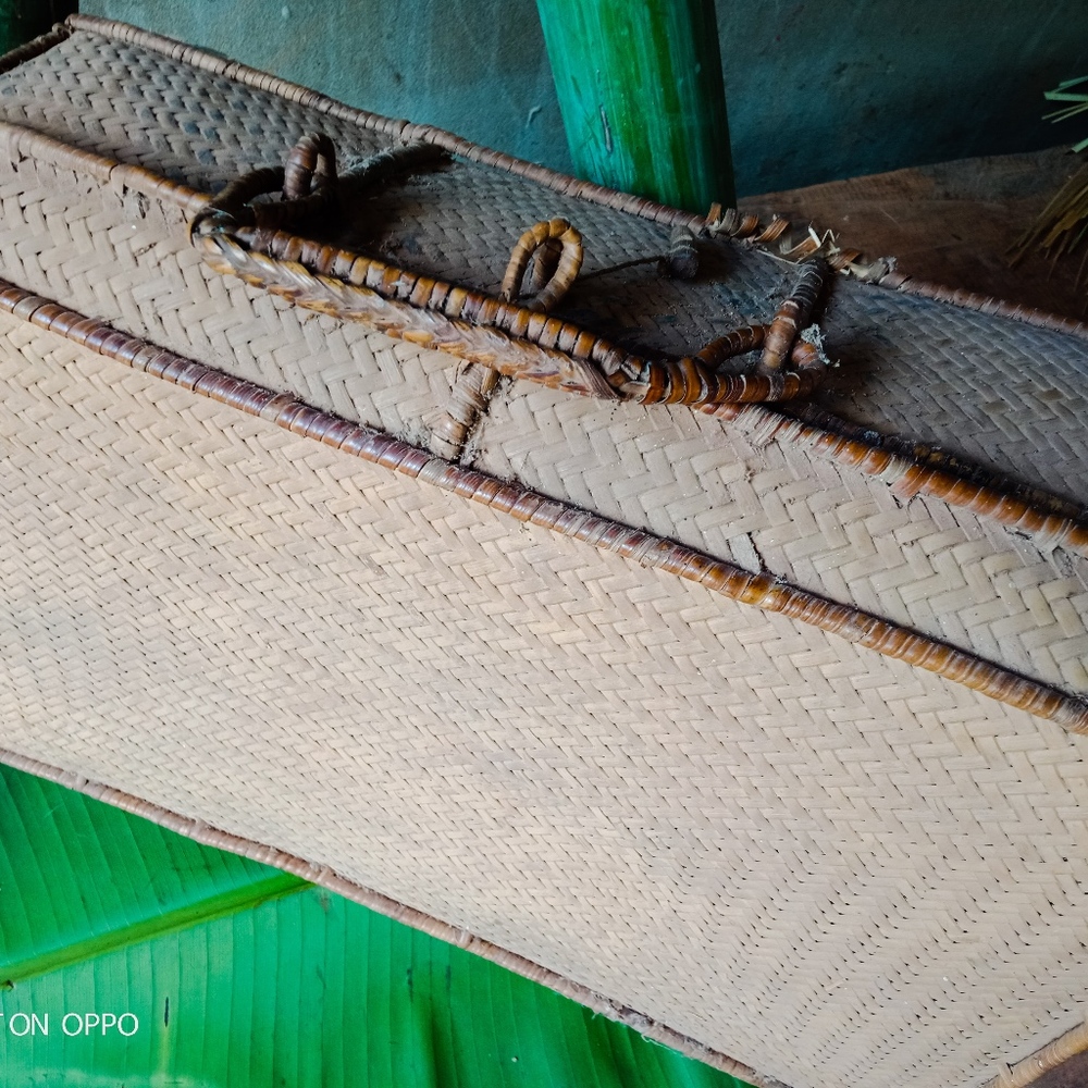 Classic Handwoven Rattan Suitcase